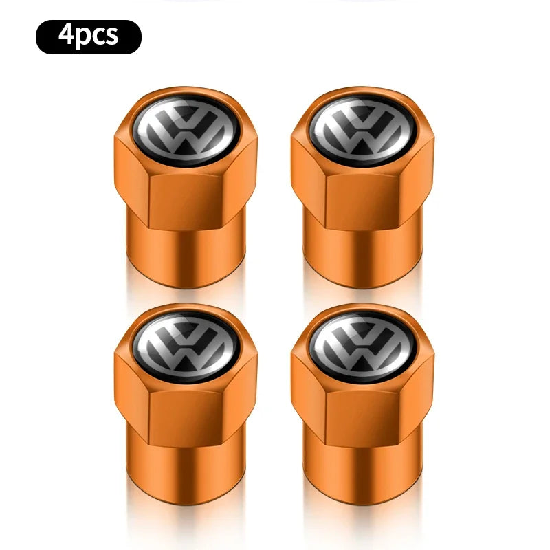 4PCS Tyre Valve Dust Cap for VW