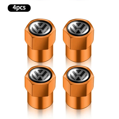 4PCS Tyre Valve Dust Cap for VW
