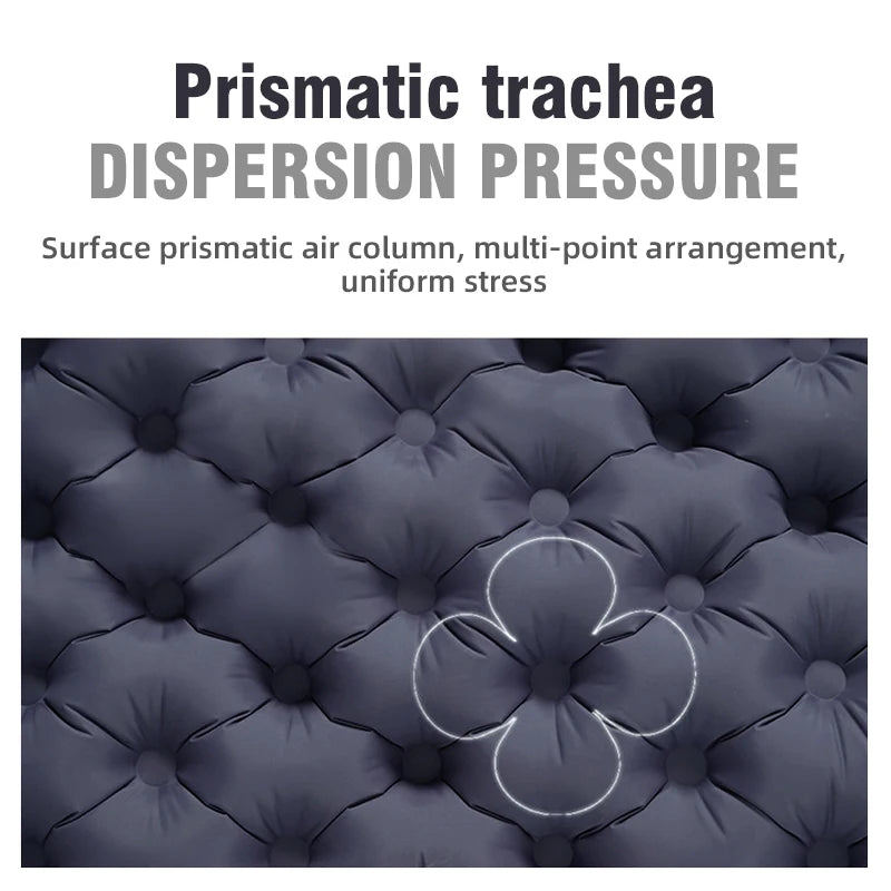 Double Inflatable Camping Mattress with Pillow