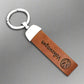 High Grade Leather Keychain for VW